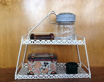 Vintage Metal Shelf
