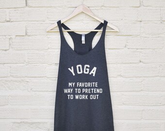Yoga Im Down Dog Tank Top funny yoga tank funny yoga top