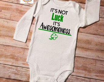 St Patricks Day Onesie, Baby Onesie, St Patricks Day, Shamrock Onesie, St Patricks Onesie, Irish Onesie, Baby Shower Gift, New Baby Onesie
