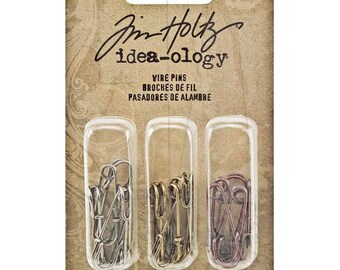 Tim Holtz Idea-ology WIRE PINS metal embellishments - EM032