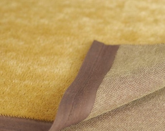 4mm Golden Tan with Dark Back German Mohair 1/8, 1/4 or Under 1/2 Yard