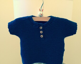 Short sleeved sweater