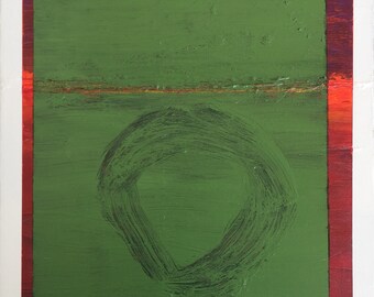 Sap Green over Red (SC7)