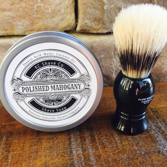 Shaving Kit w/ Shave Soap and Brush. Shaving Soap. Fathers Day