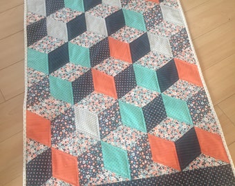 Handmade Tablerunner- Diamond pattern Tablerunner