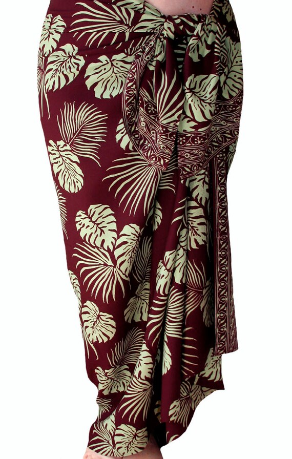 Hawaiian Beach Sarong Skirt Men S Or Women S Batik
