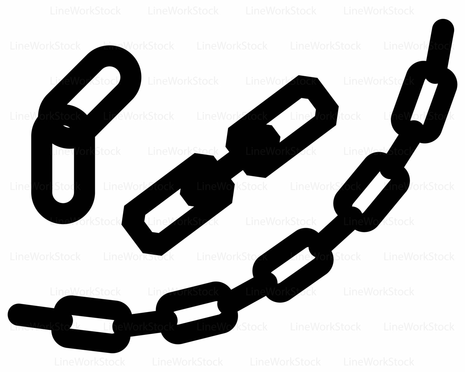 Chain svg/chain clipart/chain svg/chain silhouette/chain cricut cut
