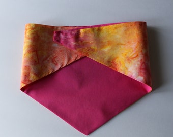 tye dye pink reversible