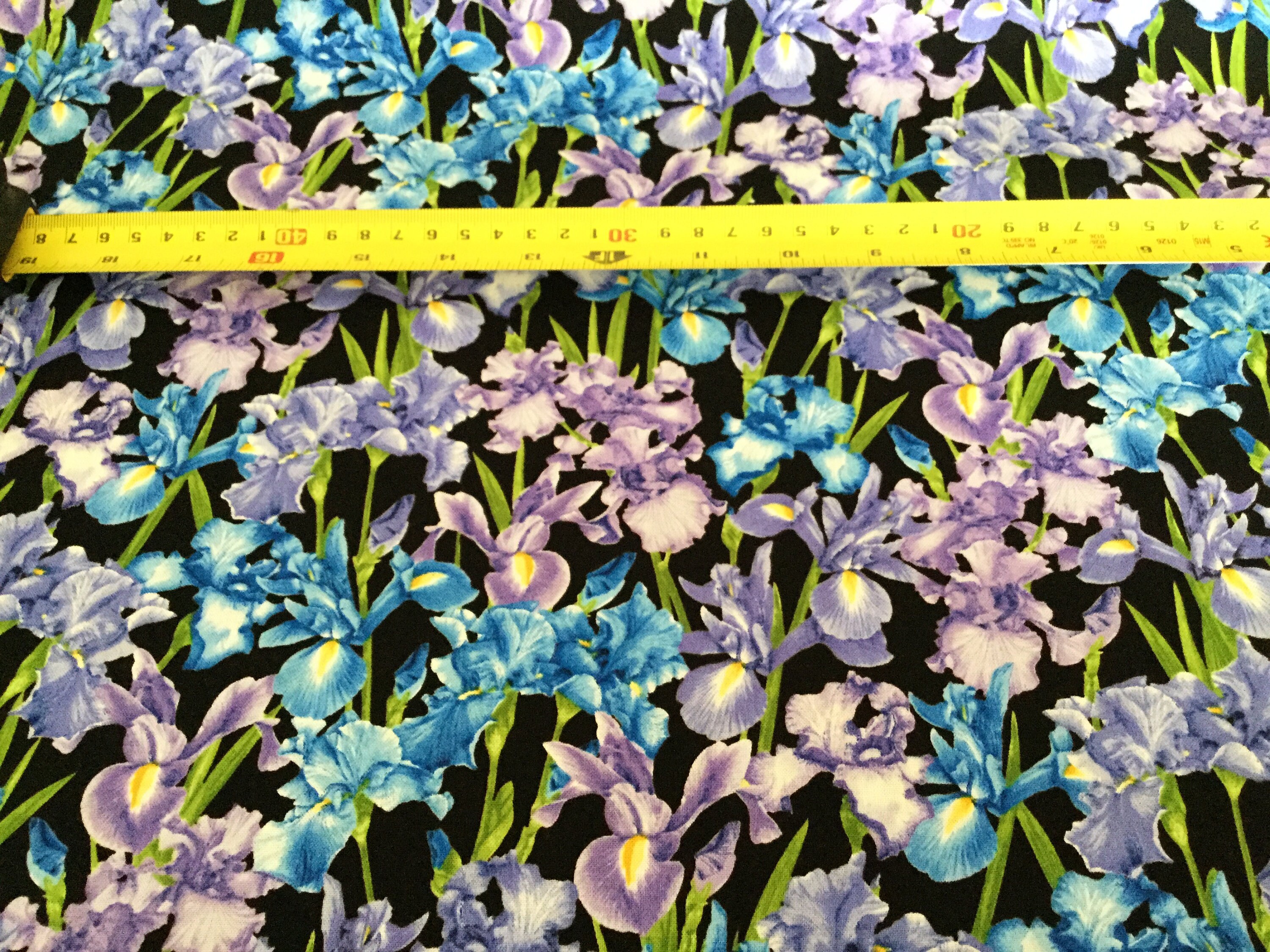 Timeless Treasure Iris Fabric by the half yard