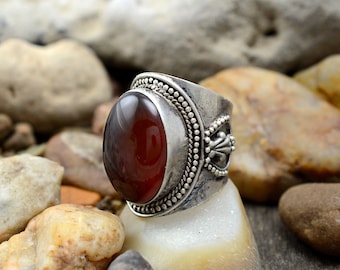 Vintage onyx ring | Etsy