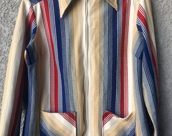 CLEARANCE L/XL Striped Terry Chicago jacket