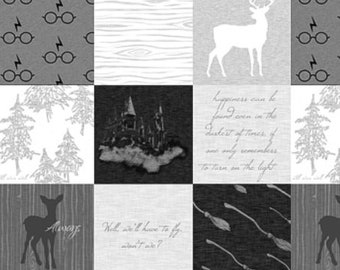 Neutrale Harry Potter Kinderbett Bettwäsche, Harry Potter-Baby-Decke, Harry-Potter-Quilt, Harry-Potter-Kinderzimmer, Neutral Harry Potter Quilt