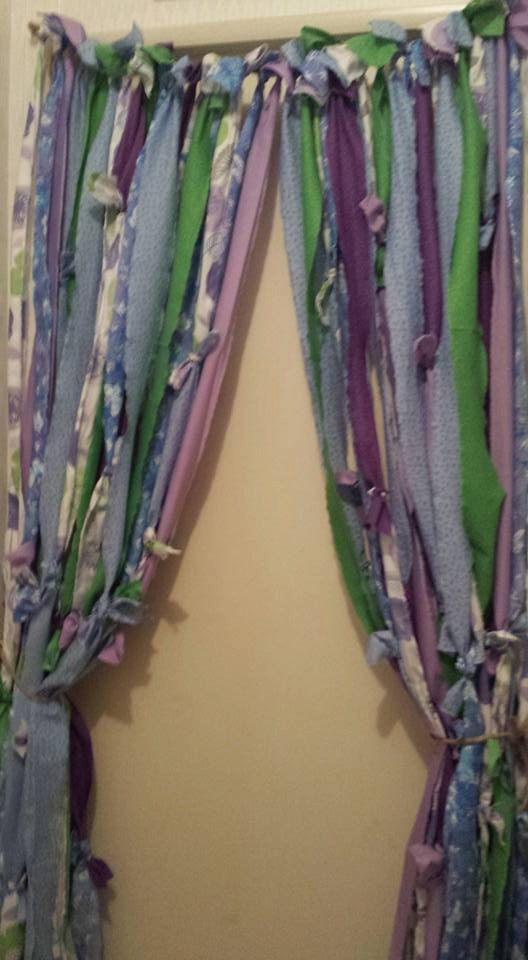 Boho Rag Curtains With Beads Hippie Style Curtains Beaded