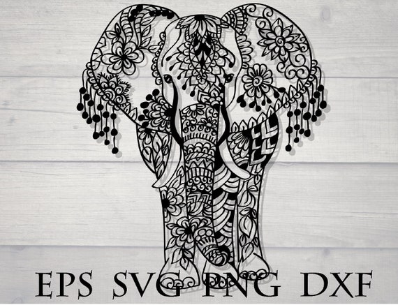 Free Free 54 Mandala Elephant Face Svg SVG PNG EPS DXF File
