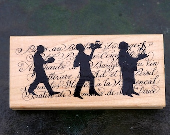 Rubber Stamp, Chef, All Night Media, Wood Mounted Rubber Stamp, New