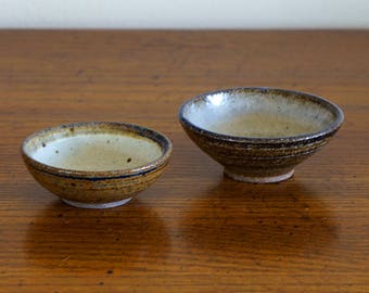 Small ceramic bowls, pottery bowls, handmade, bowl set, miniature, small bowls, ring dish