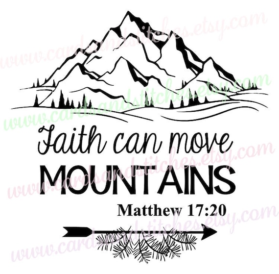 Download Mountains SVG Religious SVG Bible Verse Clipart Digital