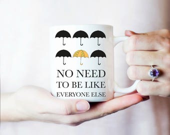 Umbrella Academy Mug, Be Different Mug, Coffee Mug Gift, Inspirational Coffee Mug, Motivational Mug, Amazing White Ceramic 11OZ or 15OZ mug