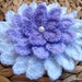 Crochet Flower PATTERN, Lilac Flower DIY Crafts, Unique Crochet Big 3d Flowers, Instant Download PDF Digital Pattern No.37 Lyubava Crochet
