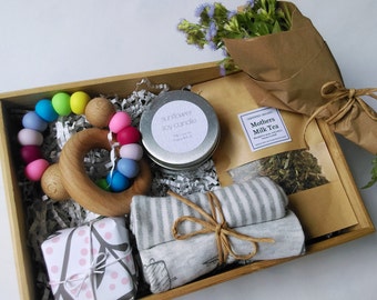 Mum and Baby Gift Set Box, Welcome Baby Gift Set, New Baby Gift Set Box, New Mum Pamper Gift Set Basket, Baby Shower Gift Set Box, Baby Gift