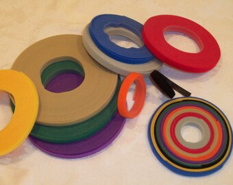 3 yards, echte VELCRO® Marke Haken und Schleife / ultra-dünnen / Extra dünn Verschluss für Puppenkleidung / Farben Ihrer Wahl