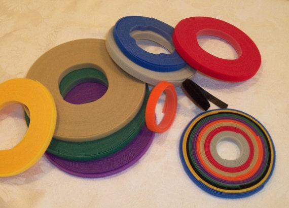 3 Yards Genuine VELCRO® Brand Hook and Loop / Ultra-Thin / Extra Thin Fastener for Doll Clothes / Your Choice of Colors