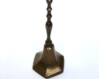 Unique Antique Hexagon Brass Bell Meditation Made In India