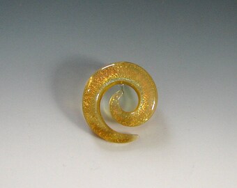 Lampwork SPIRAL Pendant