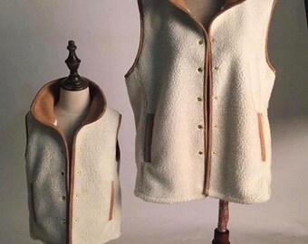 Mommy and me Sherpa Vests