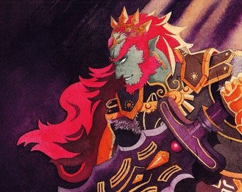 The Legend of Zelda Hyrule Warriors Ganondorf Postcard