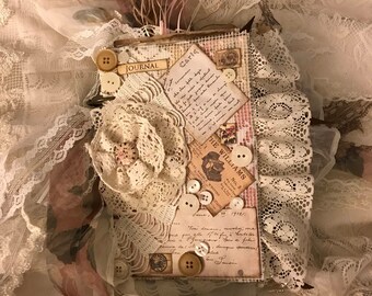 5x8 Chunky Correspondence Mixed Media Paper Junk Journal Book