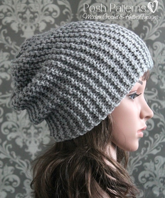 simple hat knitting pattern free