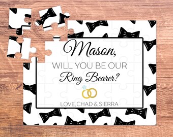 ring bearer puzzle / ring bearer / ring bearer gift / ring bearer proposal / puzzle / ask ring bearer / ring bearer card / will you be our