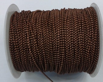 33 Feet -10 Meter Copper Plated 1.5 mm Ball Chain