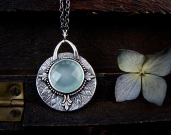 Atlantis ... chalcedony pendant