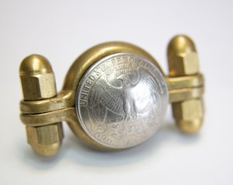 Hand Made Munsen Quarter Coin Fidget Spinner Toy