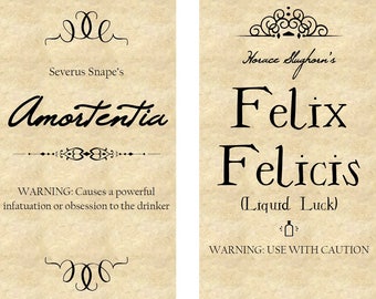 Butterbeer labels | Etsy