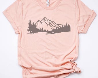Mountain tshirt | Etsy