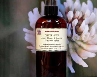 CLOVER JOYED Aloe, Clover & Jasmine Room Fragrance Spray- Natural Air Freshener