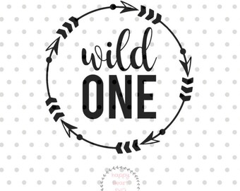 Wild one svg file | Etsy