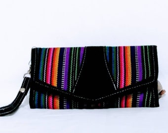 Guatemalan Wristlet Wallet Removable Strap