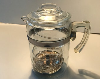 Vintage Pyrex Flameware Coffee Pot