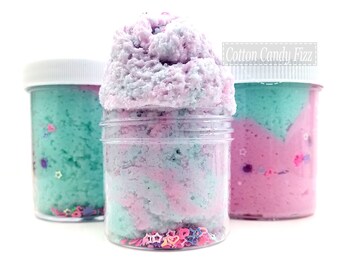 Cotton Candy Fizz Slime (scented) - Popular Slime - Sizzle Slime