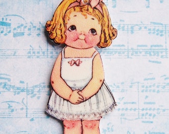 Dolly Dingle #3 Shrink Plastic Necklace