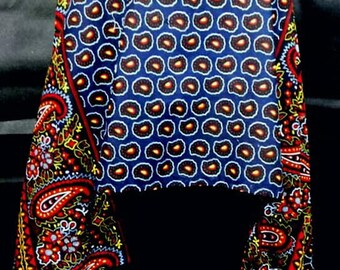 African material High low skirt