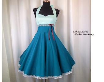 Petticoat Dress, Neckholder Dress, Dress, Rockabilly, Wedding, Wedding Dress, Confirmation Dress,