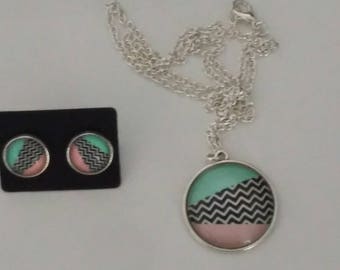 Geometric ornament pastel color and patterns