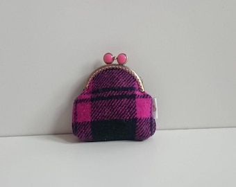 Harris Tweed Coin Purse (Pink)