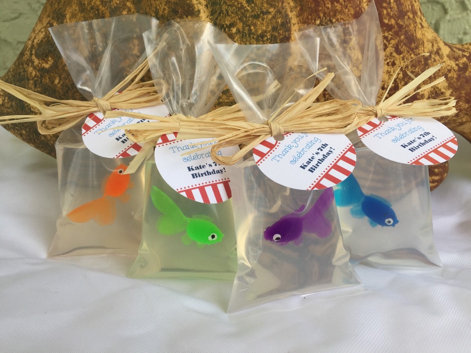 fish soap fish in a bag soap set of 15 fish party favors