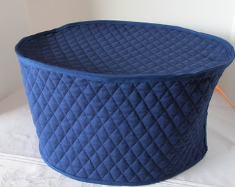 Navy Blue Oval Crock Pot Kitchen Small Appliance Covers Ready to Ship